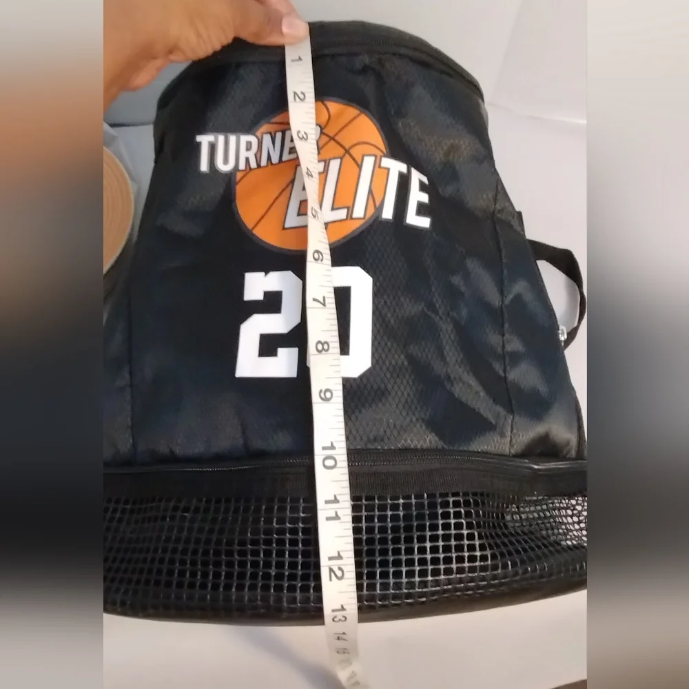 Black Sports Basketball Backpack